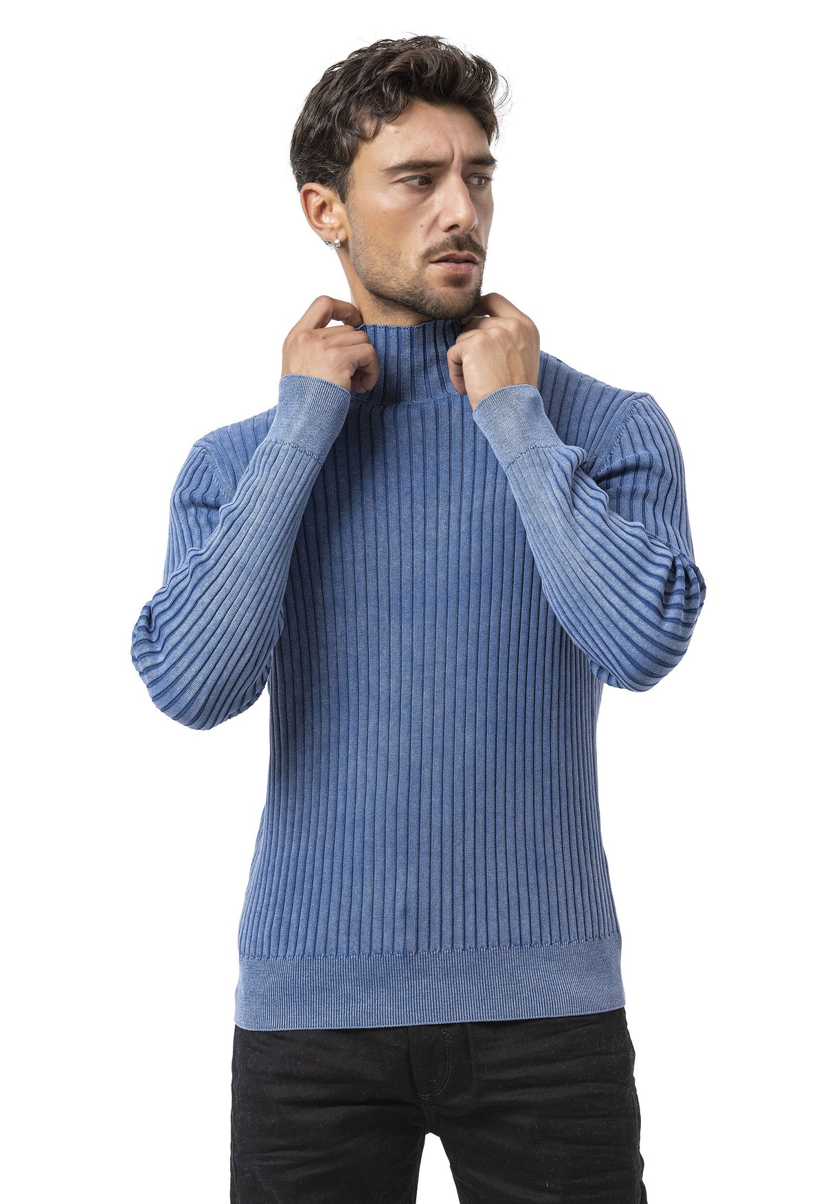 CP288 Erkek Balıkçı Yaka Kazak