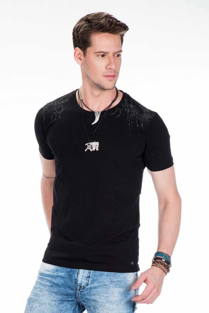 CT376 Yakuza Ejderha İşlemeli Erkek Tişört