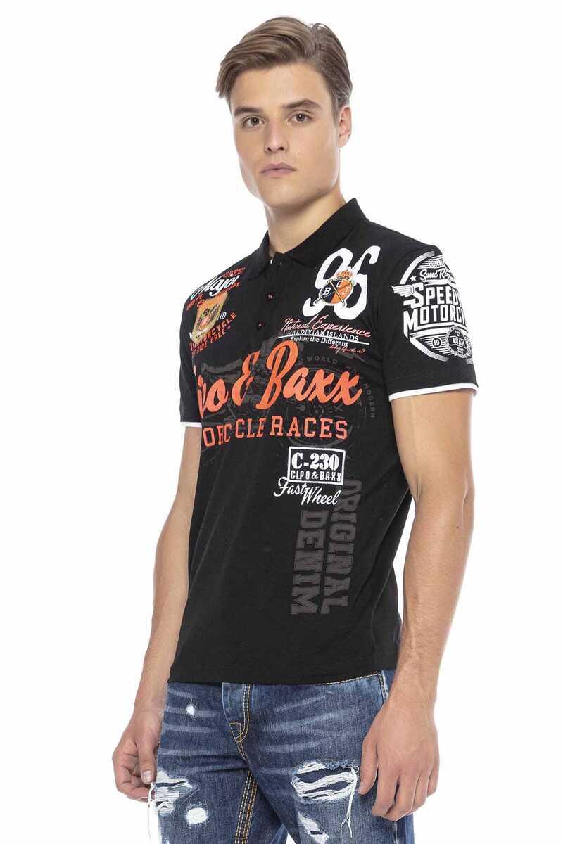 CT604 Armalı Slim Erkek Polo Yaka Tişört