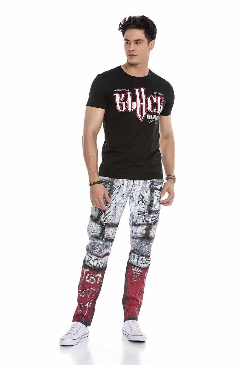 CT617 Erkek Baskılı Tişört