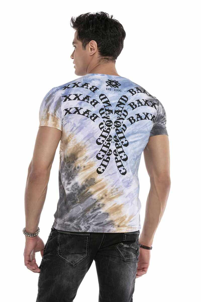 CT643 İkiz Kafalı Puma Renkli Tişört