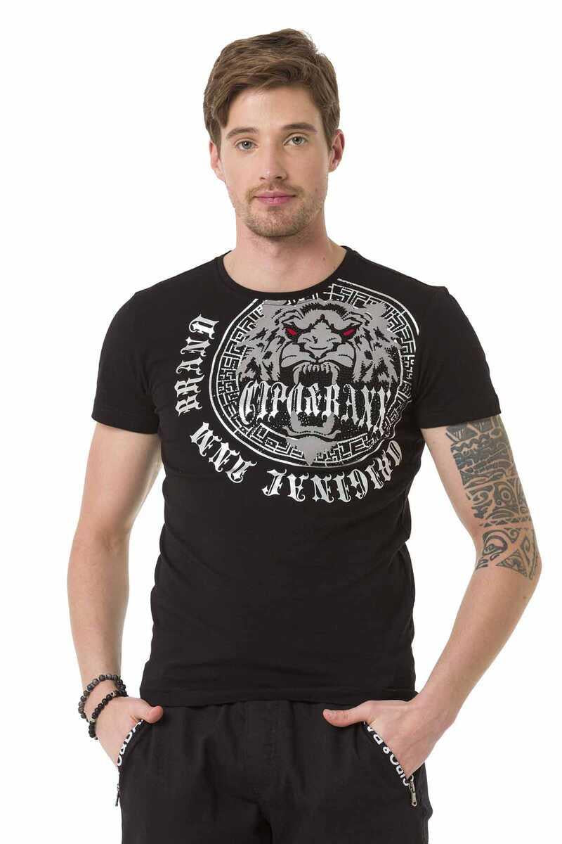 CT676 Kaplan Baskılı Tişört