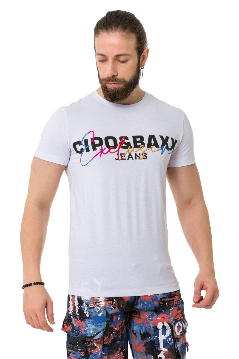 CT712 Nakışlı Yazı Basic Tişört