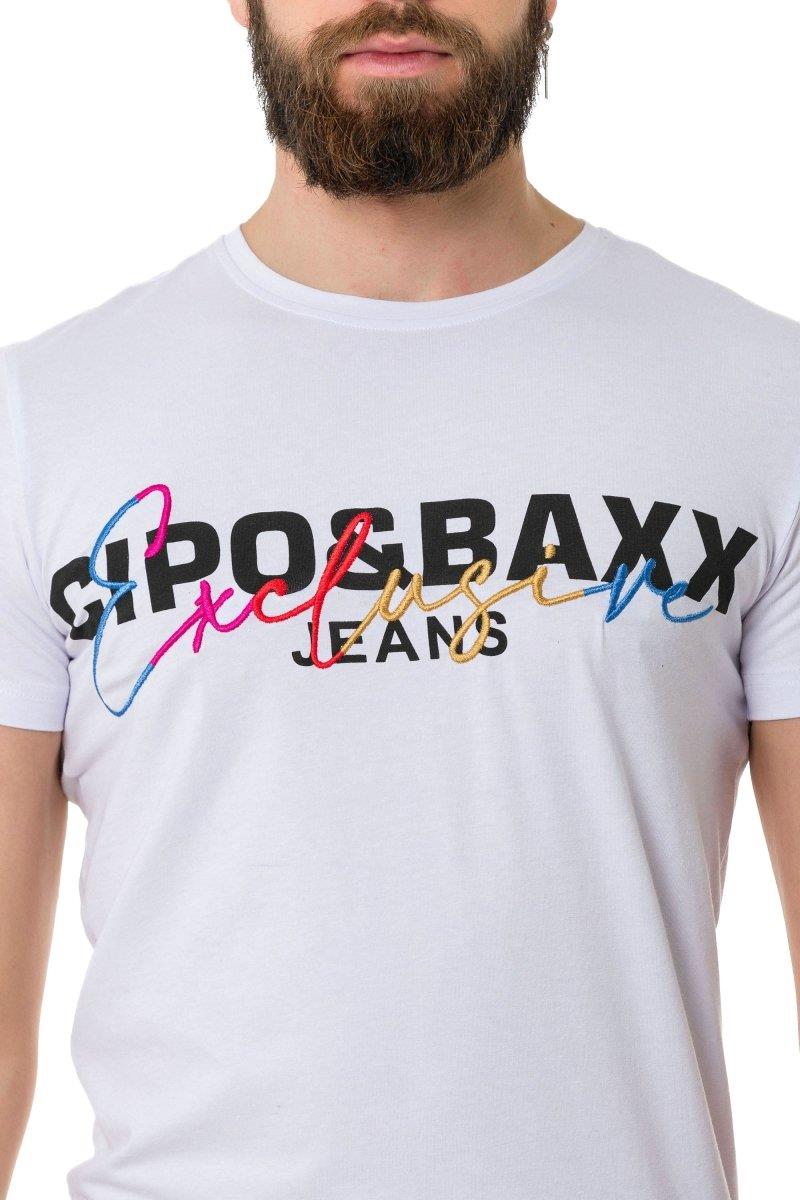 CT712 Nakışlı Yazı Basic Tişört