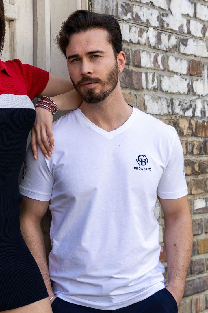 CT740 V Yaka Basic Tişört