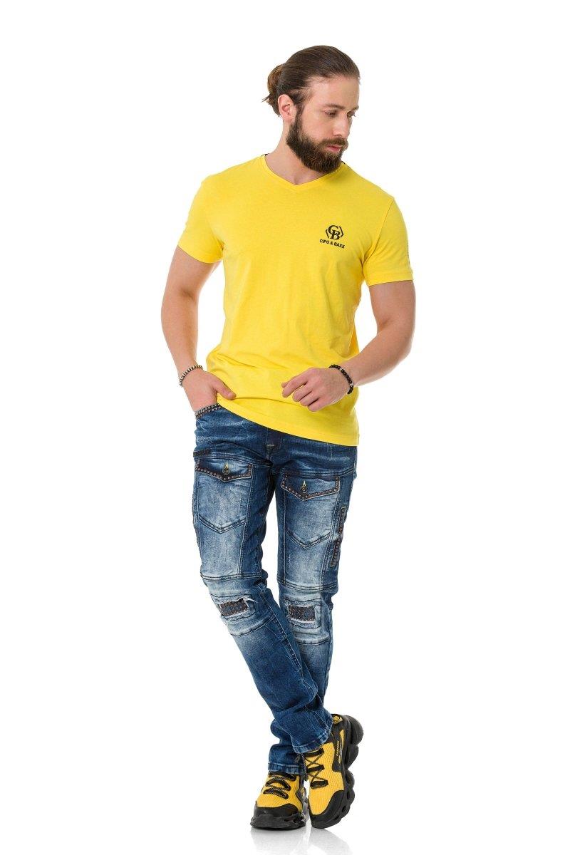 CT740 V Yaka Basic Tişört