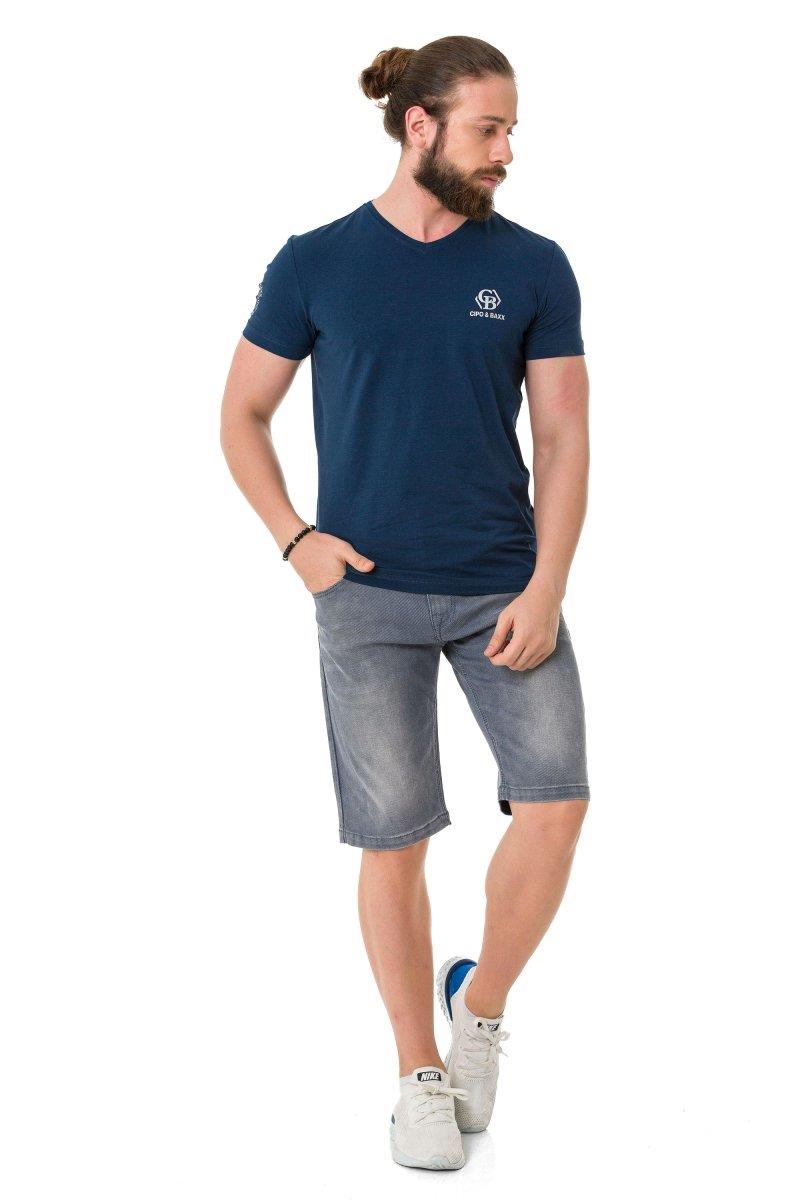 CT740 V Yaka Basic Tişört