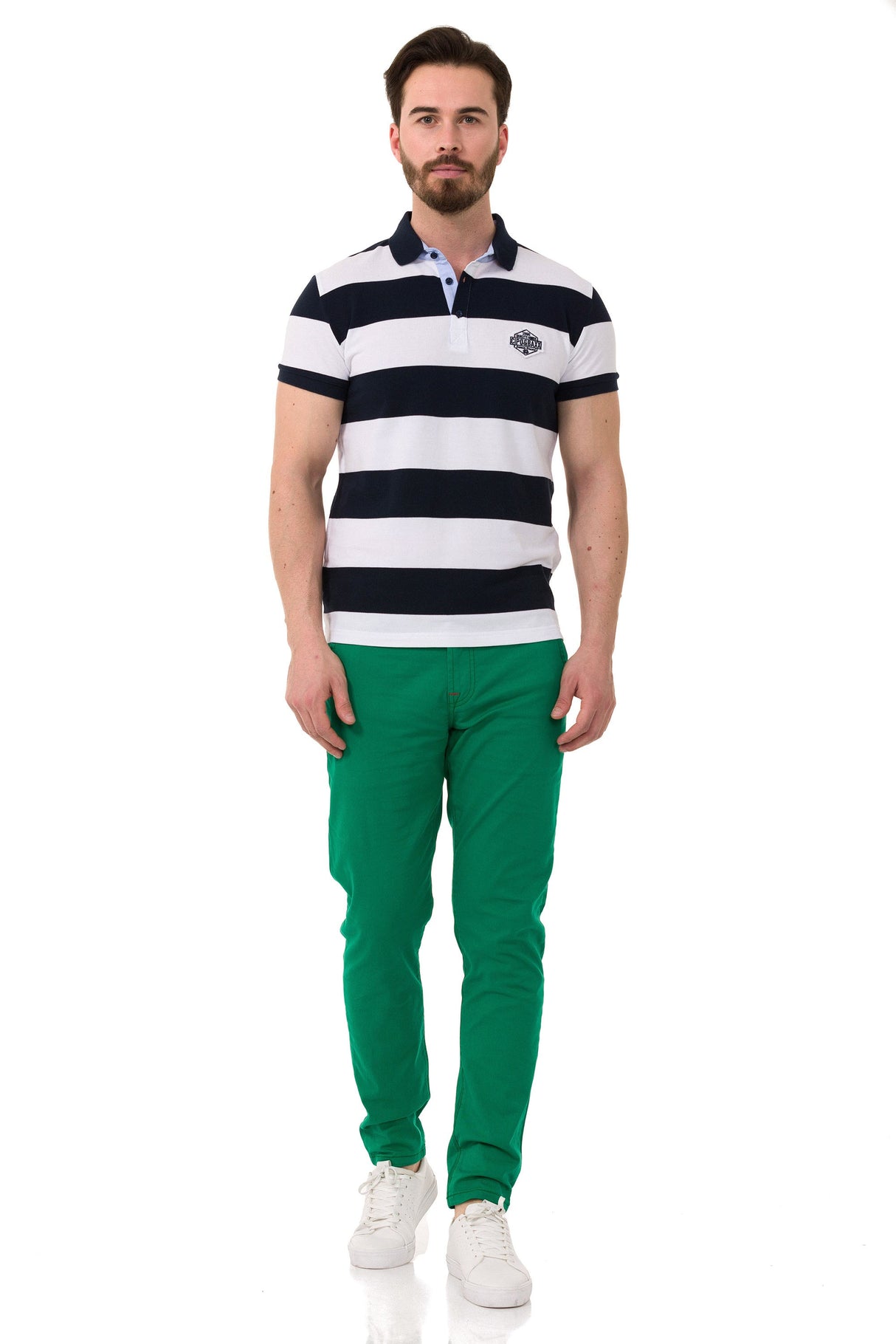 CT741–Men’s Smart-Fit Polo Collar T-Shirt