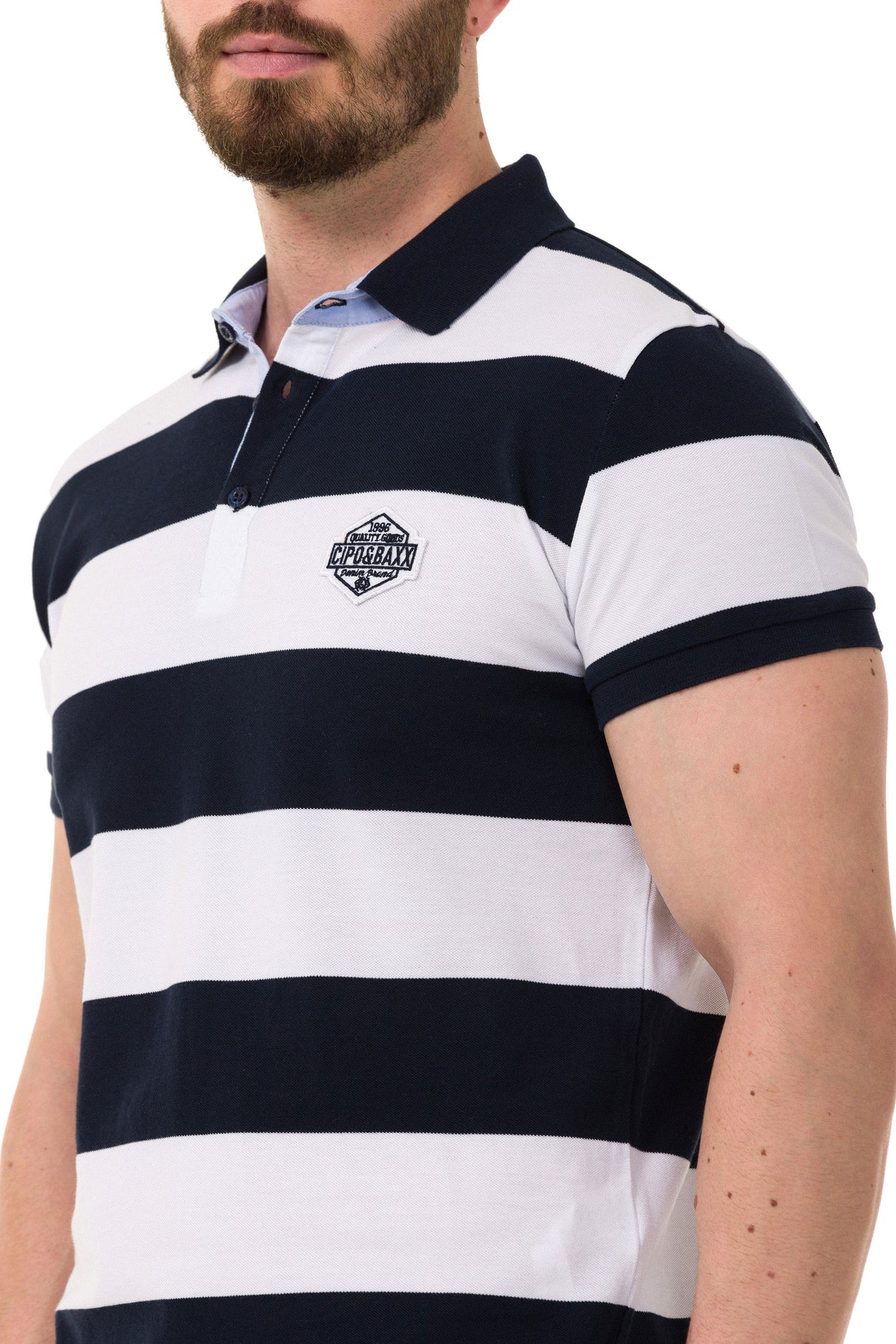 CT741–Men’s Smart-Fit Polo Collar T-Shirt