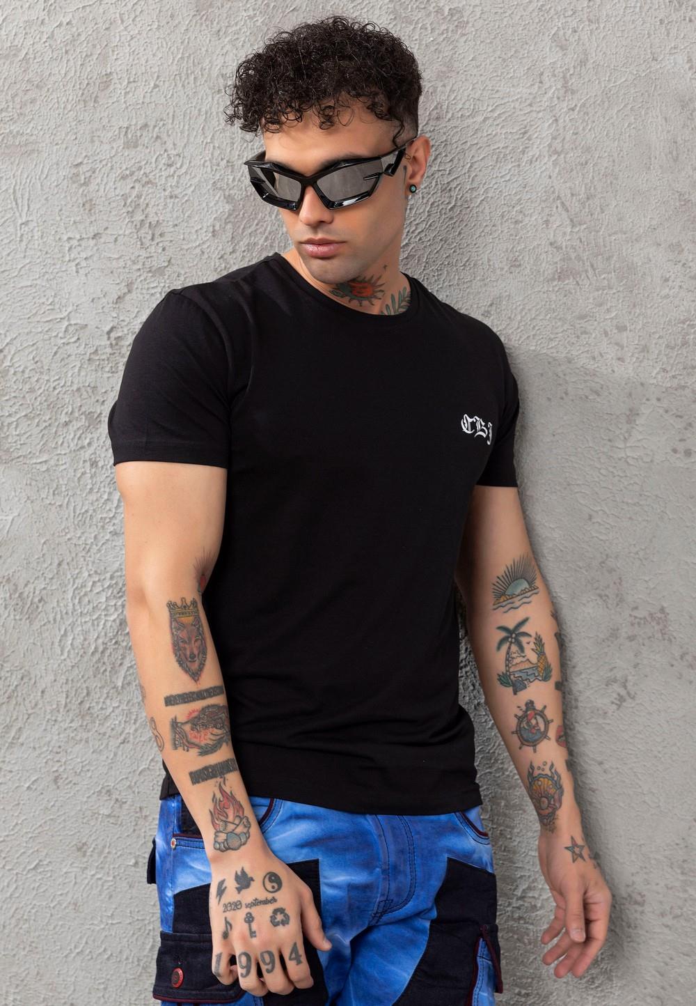 CT788 Men’s Statement Back Print T-Shirt Bold Presence Edition