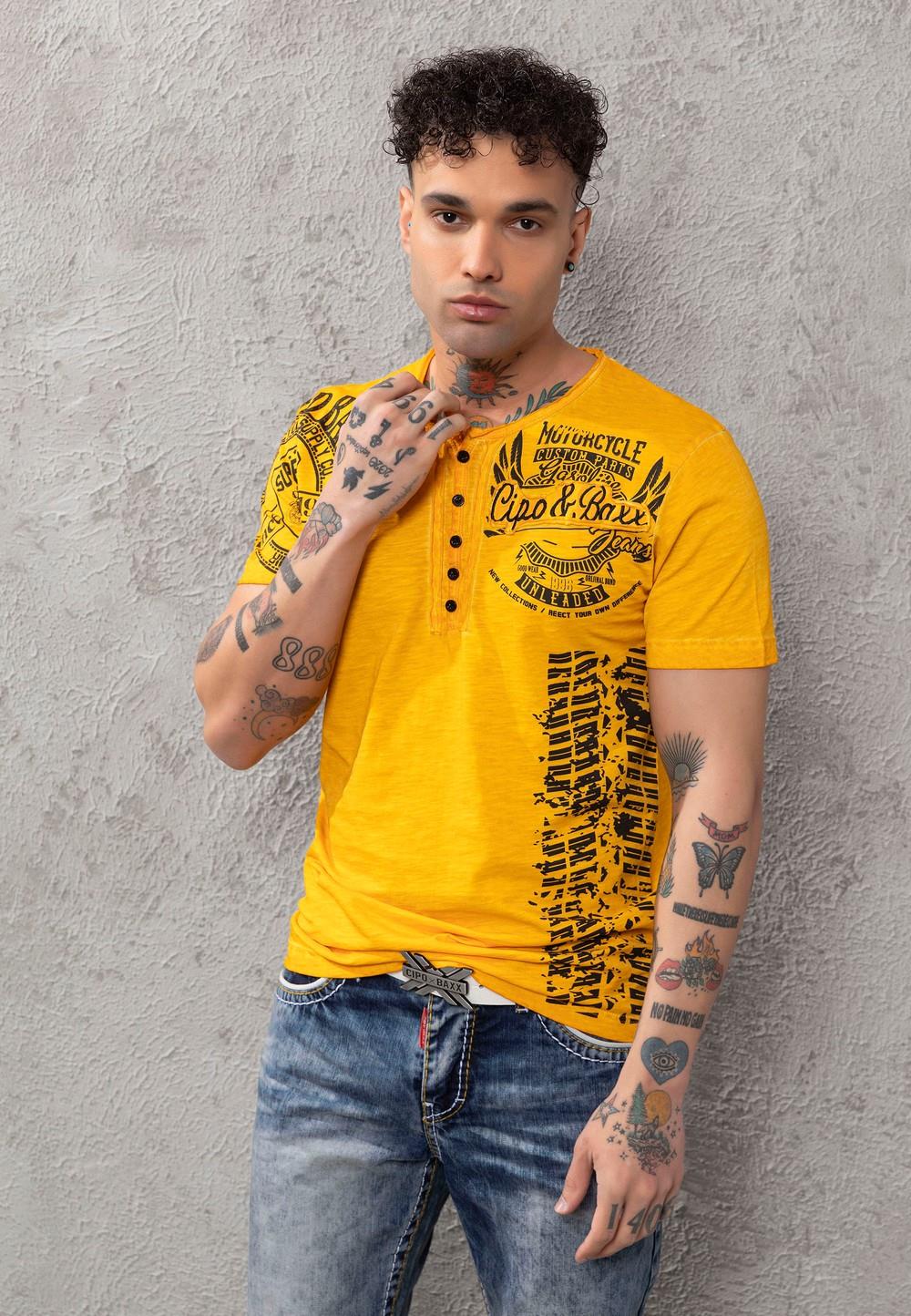 CT789 Men’s Biker Style Crew Neck T-Shirt – Ride the Rebel Line