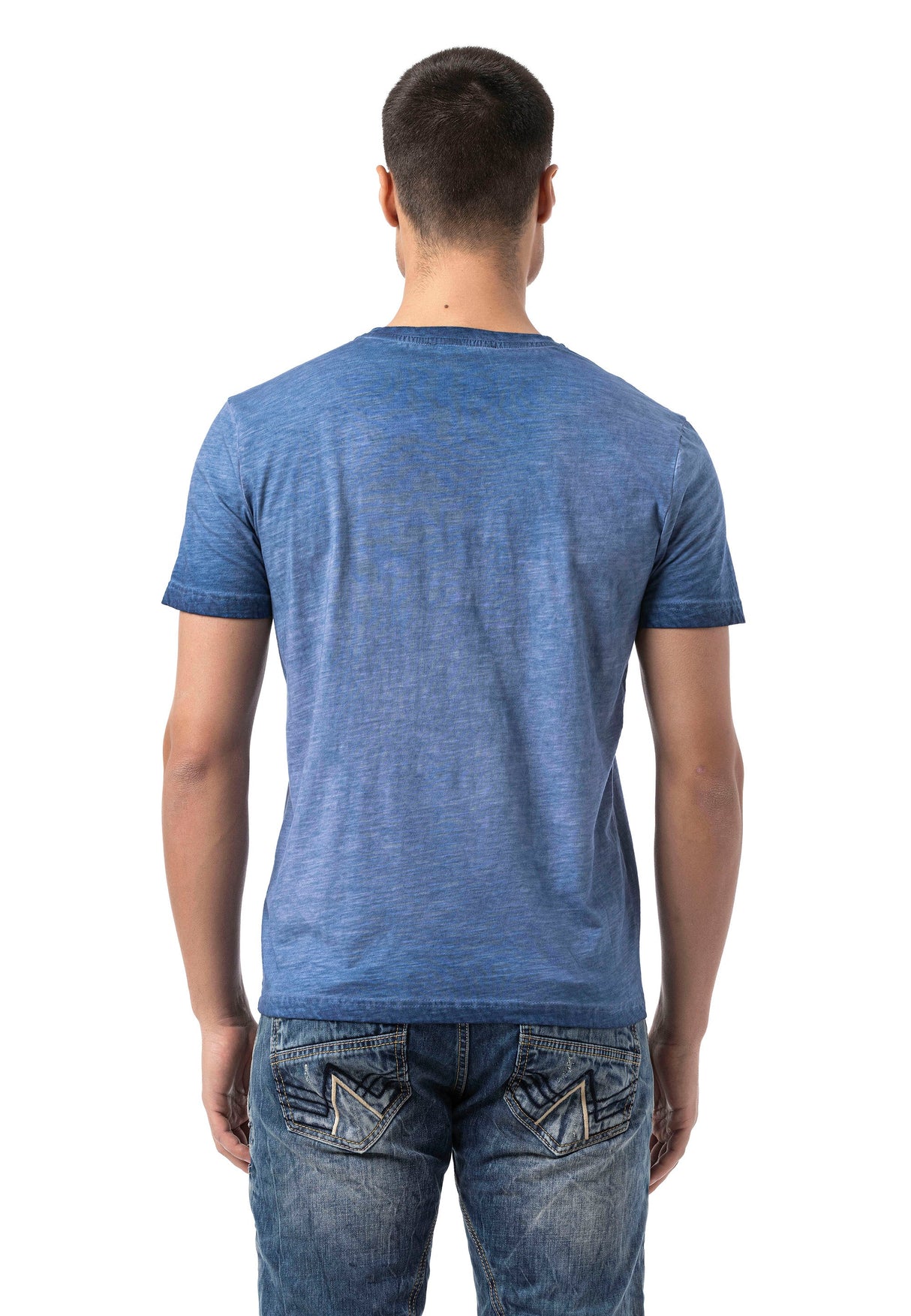 Erkek Regular Fit Bisiklet Yaka Kısa Kollu Tişört CT810
