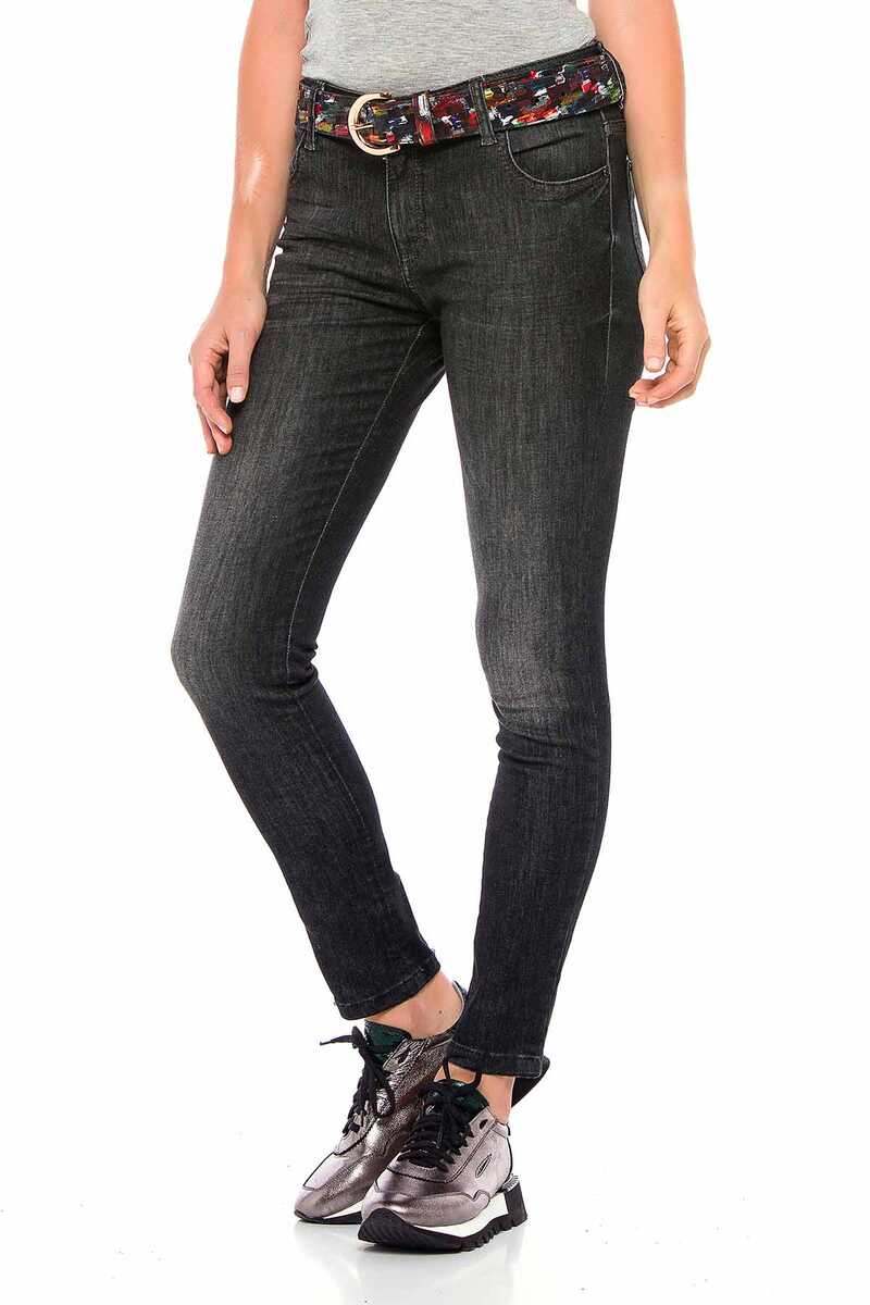 WD394 Kadın Basic Jean Pantolon