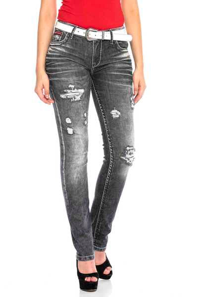 WD432 Siyah Kadın Jean