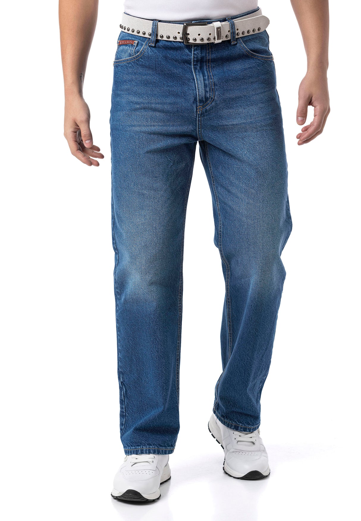 Erkek Baggy Fit Rahat Kesim Streetwear Tarz Pantolon CD903