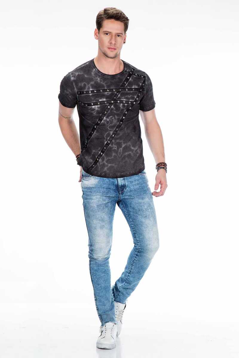 CD445 Eskitilmiş Denim Slim Fit Jean Pantolon