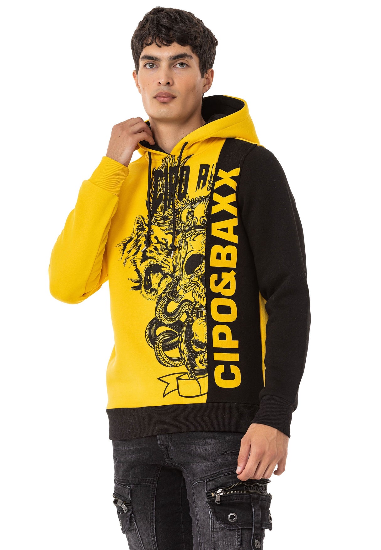 CL541 Men’s Hooded Streetstyle Logo Sweatshirt