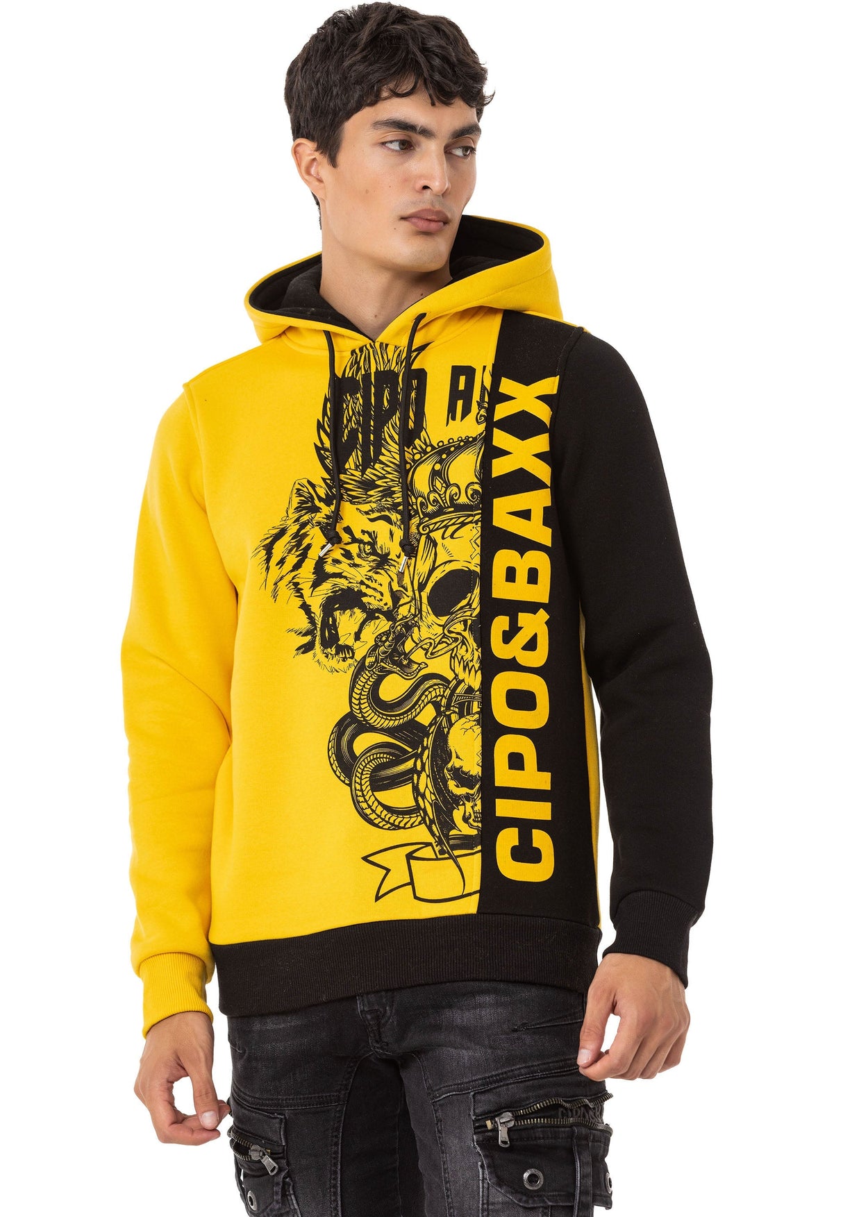 CL541 Men’s Hooded Streetstyle Logo Sweatshirt