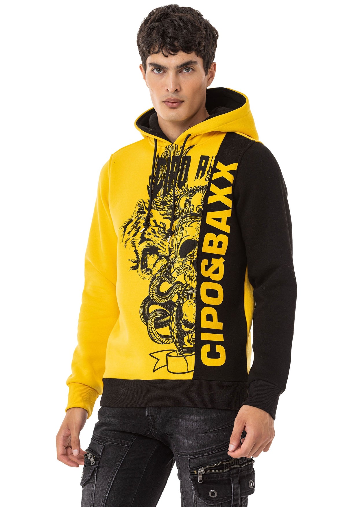 CL541 Men’s Hooded Streetstyle Logo Sweatshirt