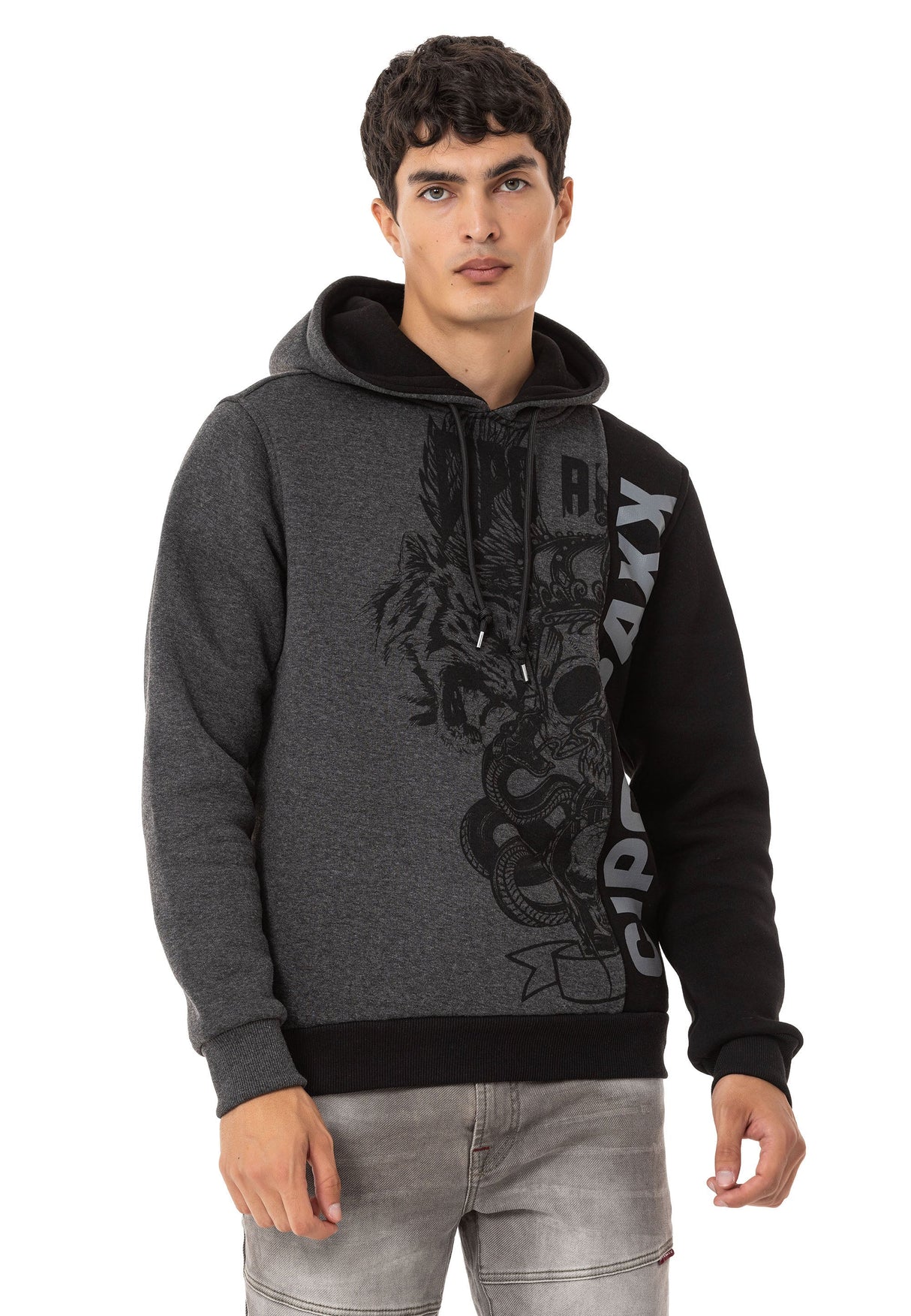 CL541 Men’s Hooded Streetstyle Logo Sweatshirt