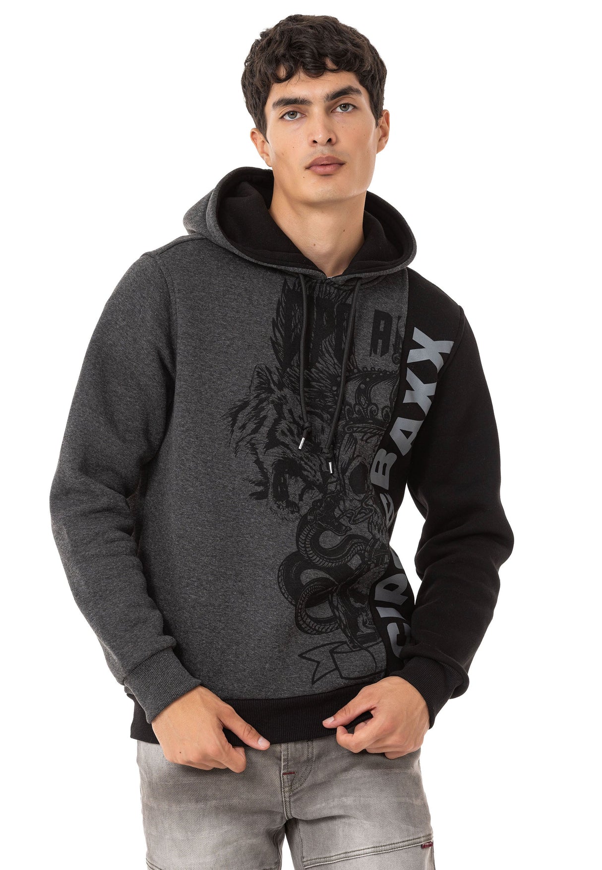 CL541 Men’s Hooded Streetstyle Logo Sweatshirt