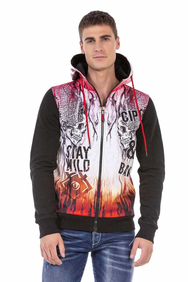 CL458 Kuru Kafa Baskılı Sweatshirt