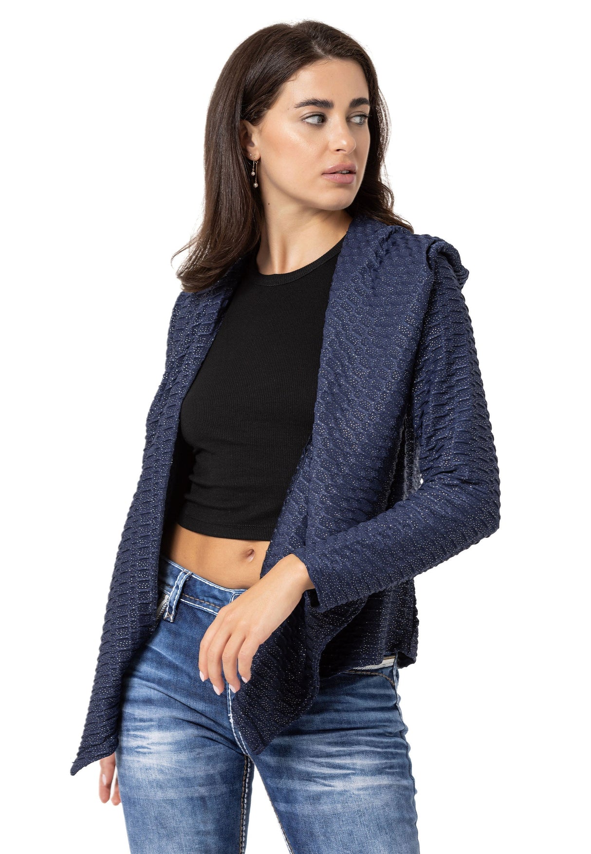 WL360 Kadın Gümüş Detaylı Sweatshirt