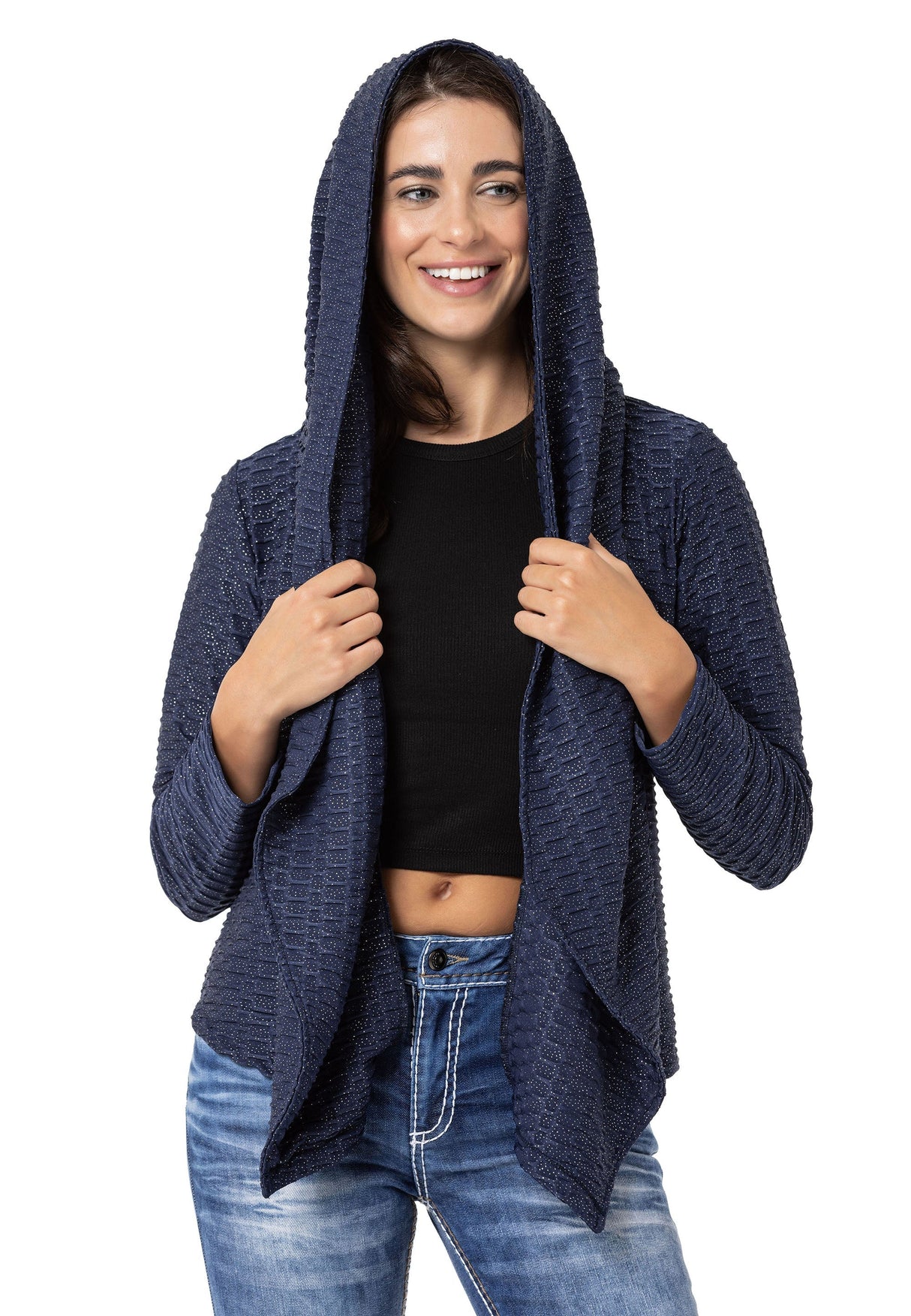 WL360 Kadın Gümüş Detaylı Sweatshirt