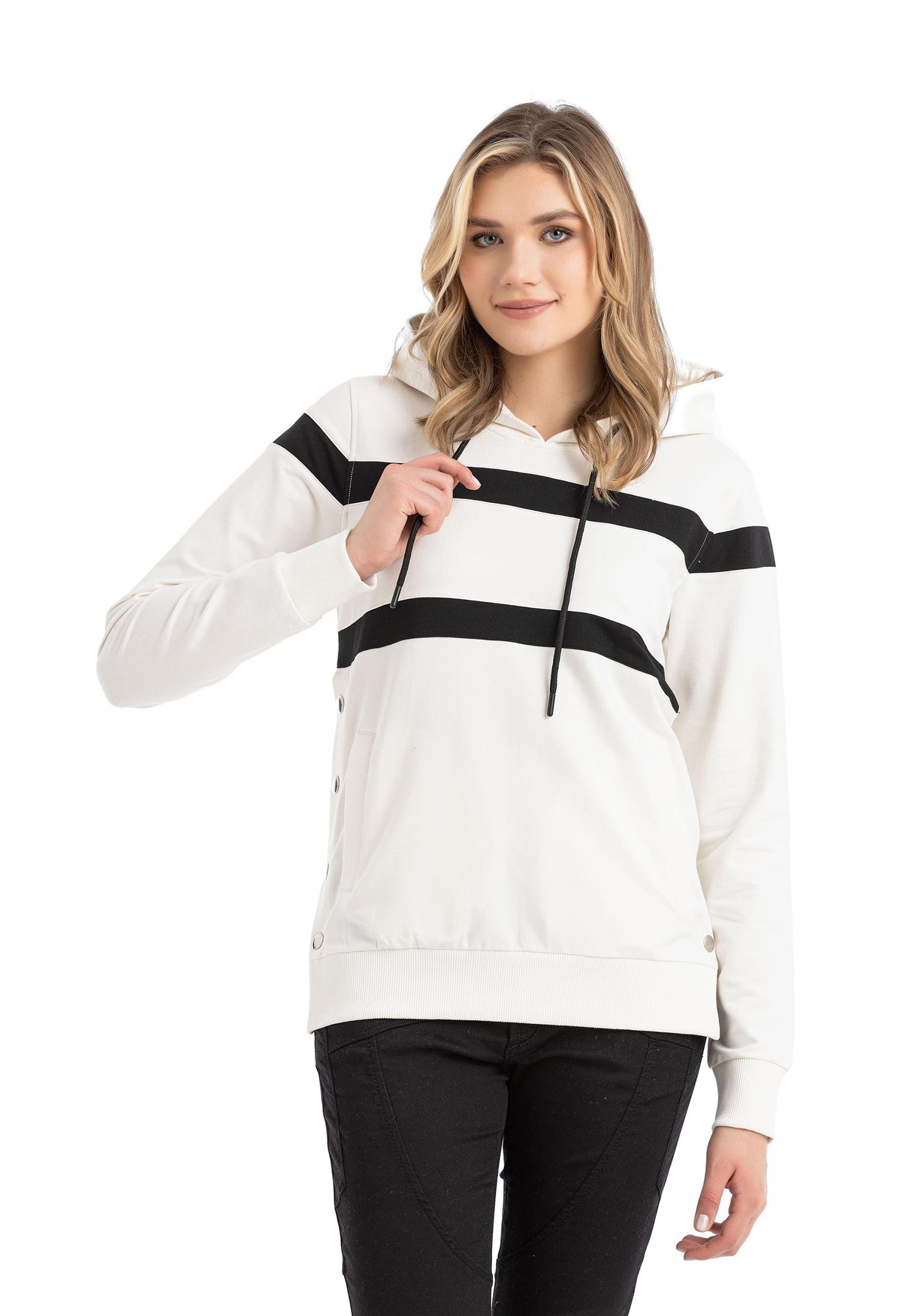 WL364 Striped Legend Luxe Women Sweatshirt