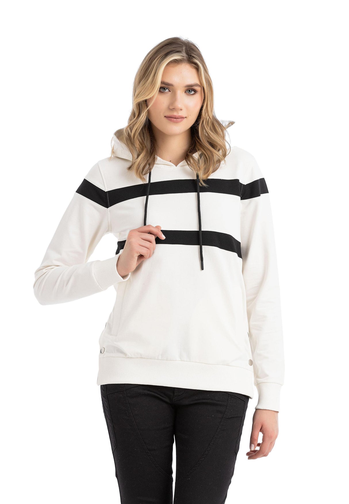 WL364 Striped Legend Luxe Women Sweatshirt