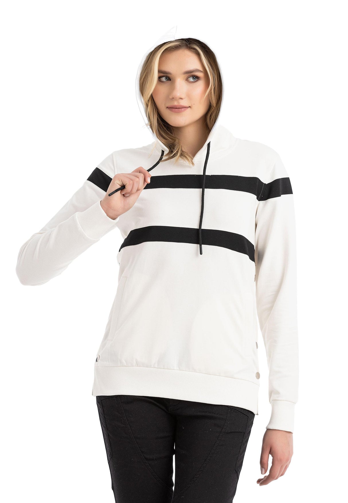 WL364 Striped Legend Luxe Women Sweatshirt
