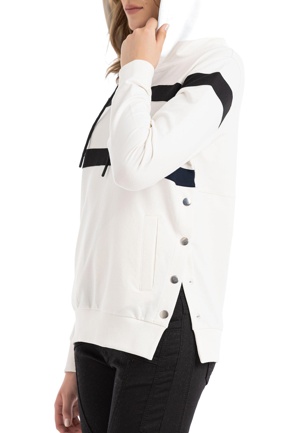 WL364 Striped Legend Luxe Women Sweatshirt