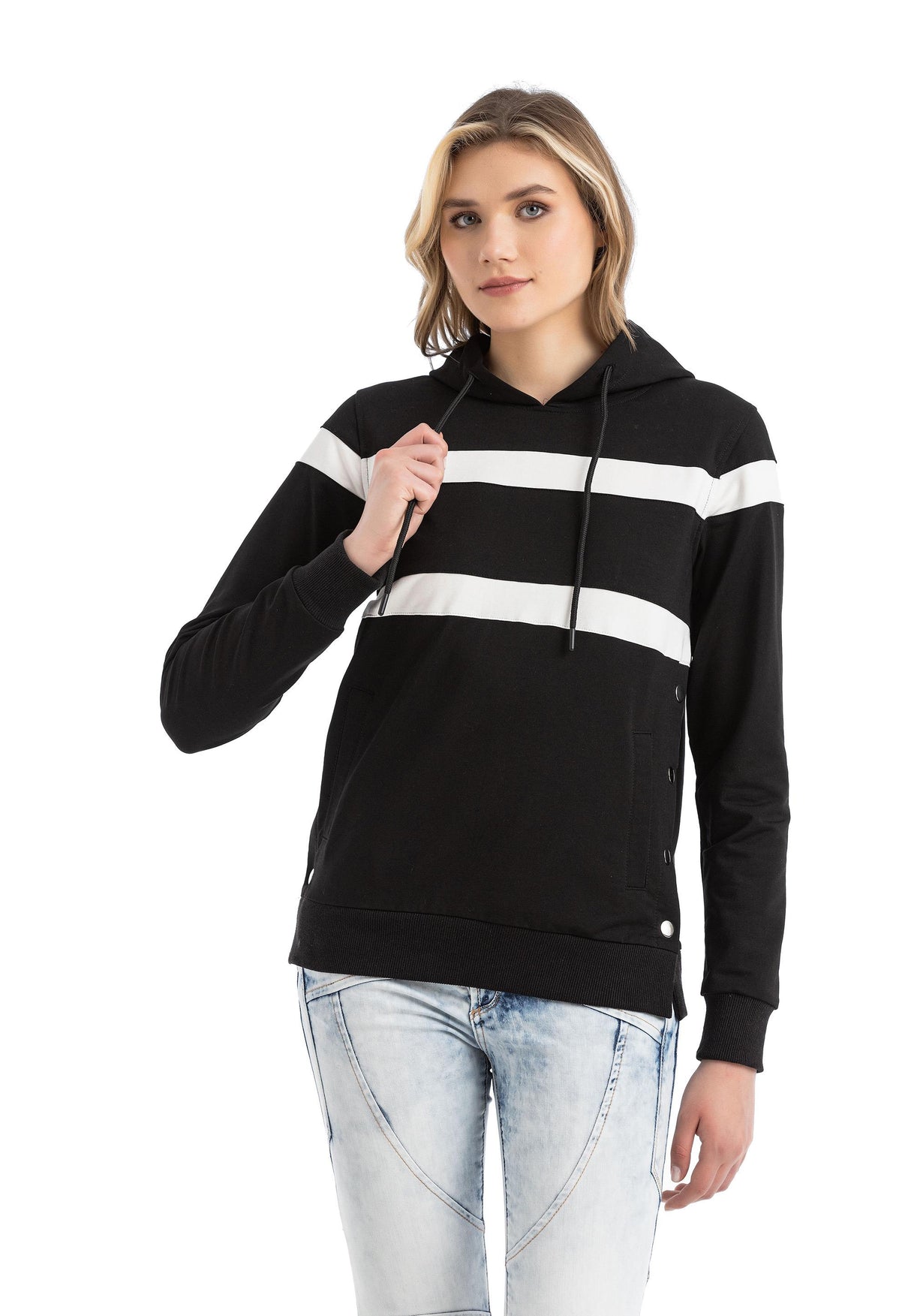 WL364 Striped Legend Luxe Women Sweatshirt