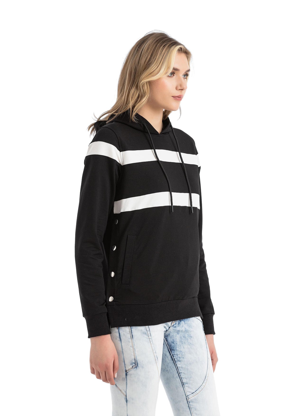 WL364 Striped Legend Luxe Women Sweatshirt