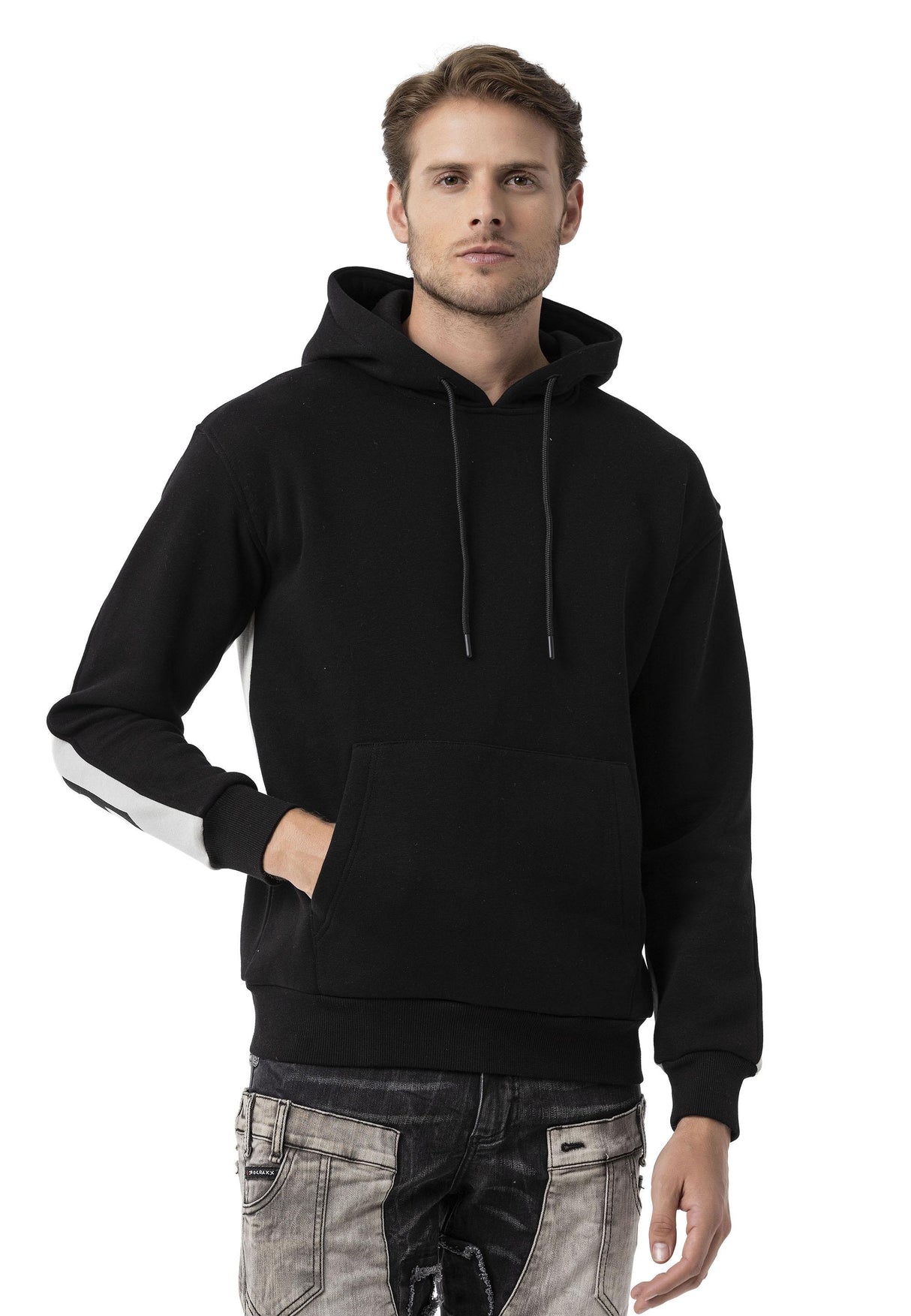 CL578 Iconic Statement Sleeve Men Sweatshirt
