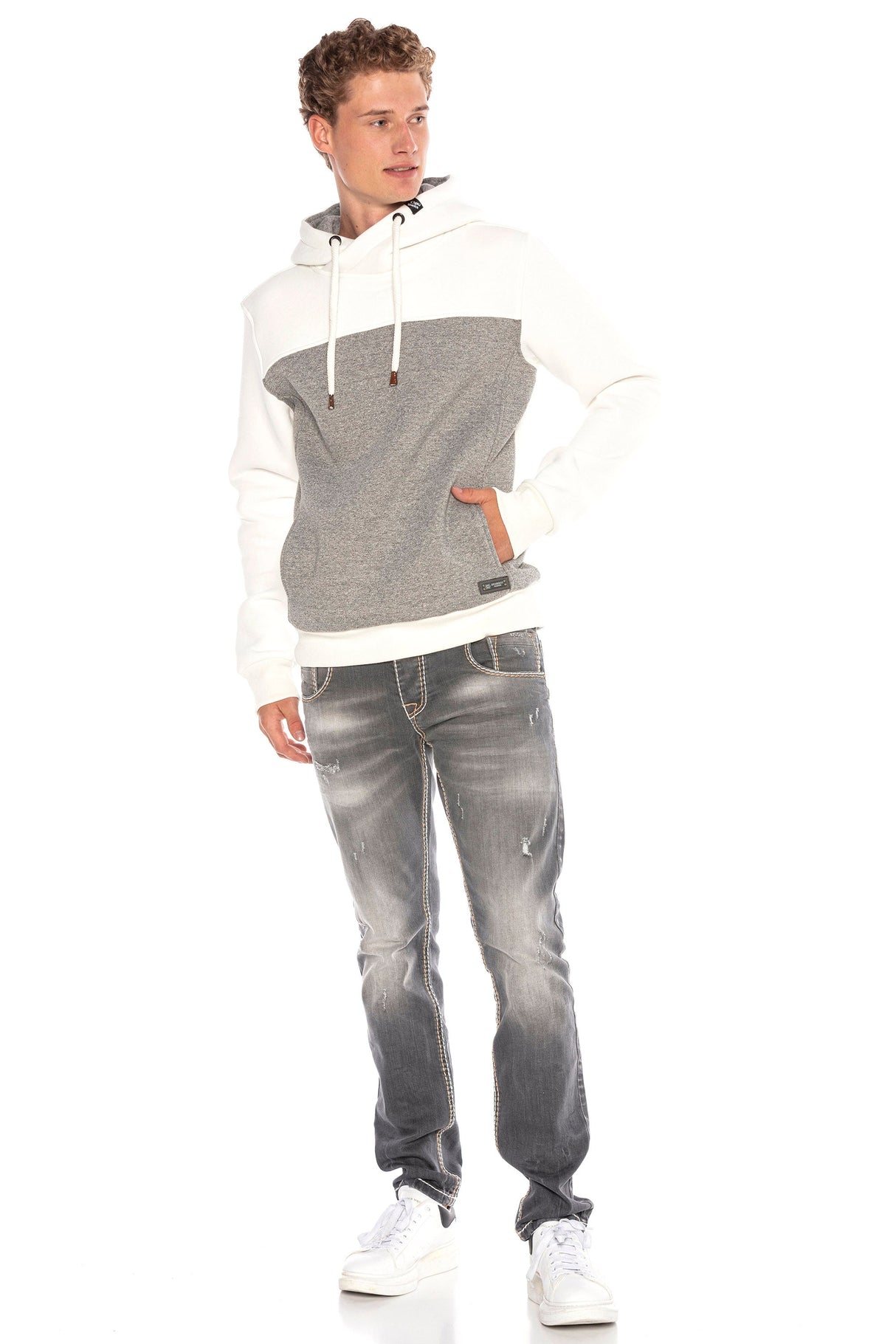 CL430 Erkek Kapüşonlu Kışlık Sweatshirt