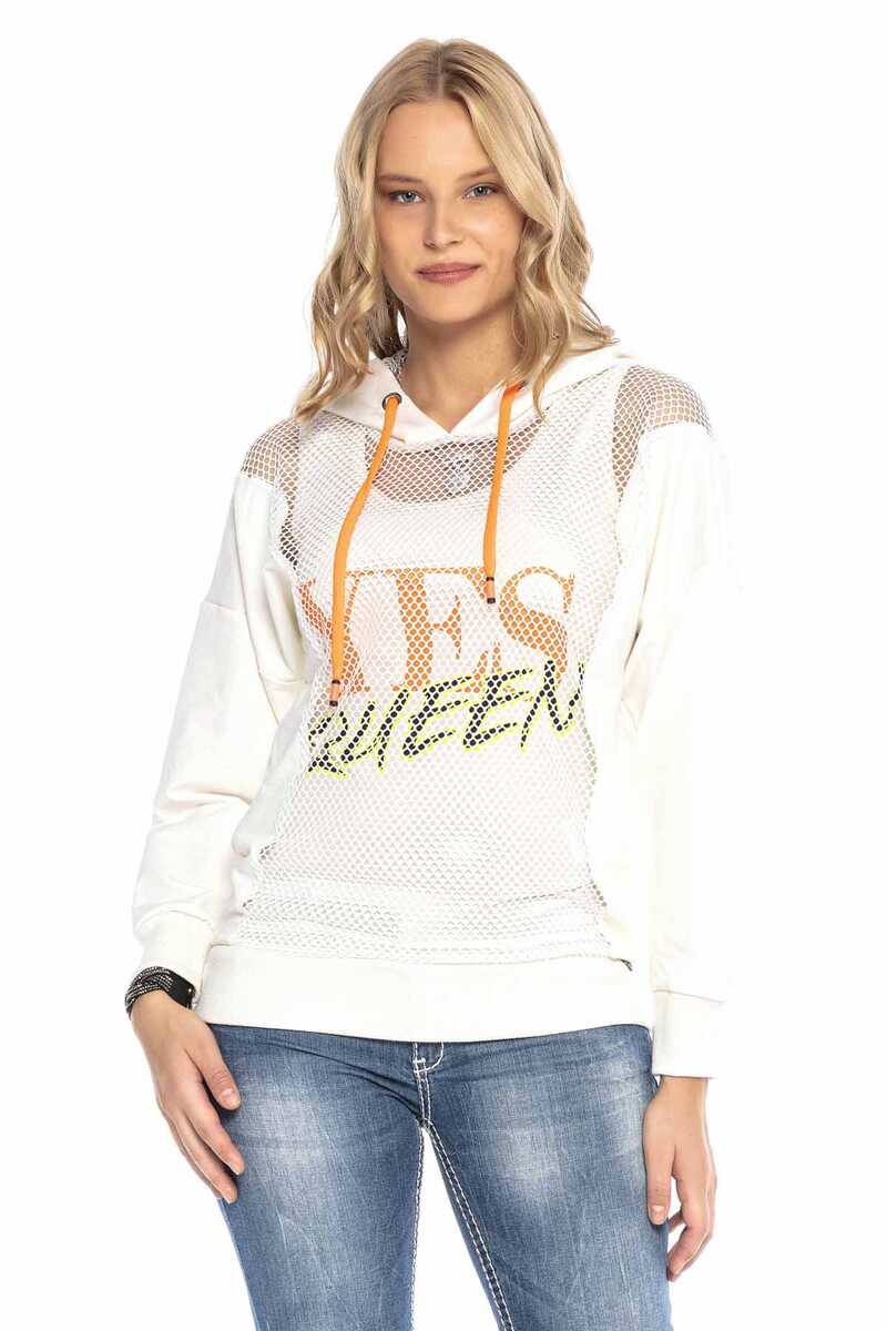 WL240 File Detaylı Kapşonlu Sweatshirt