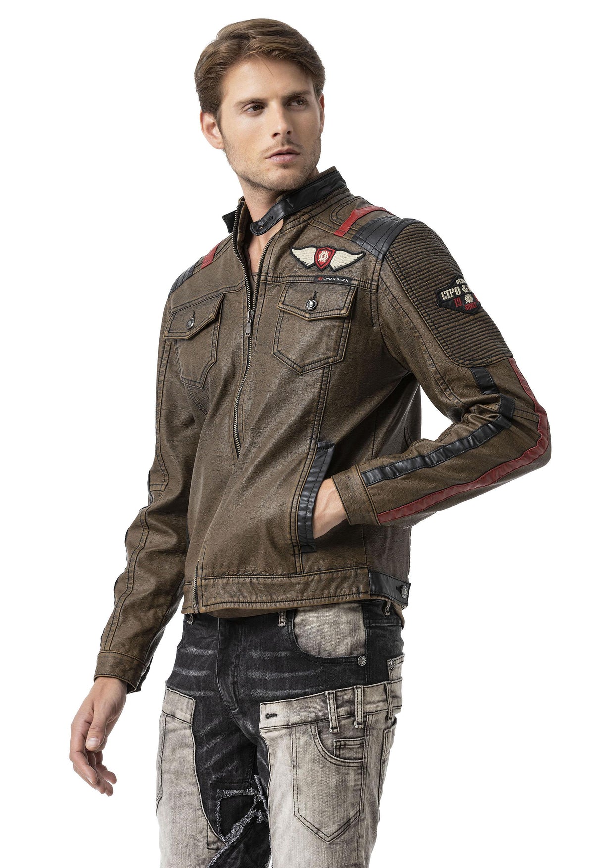 CJ304 Alpha Strike Luxe Men Jacket