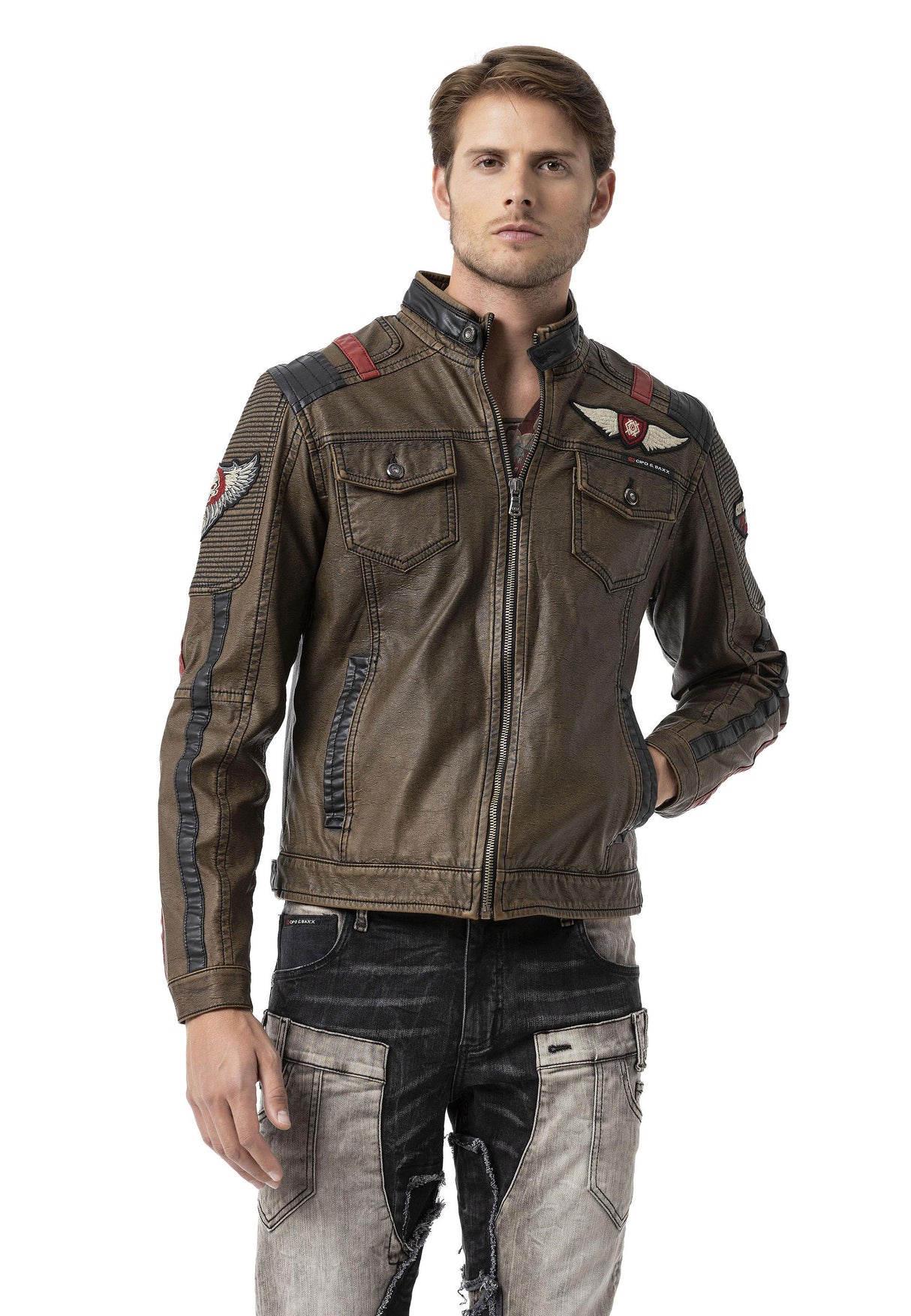 CJ304 Alpha Strike Luxe Men Jacket