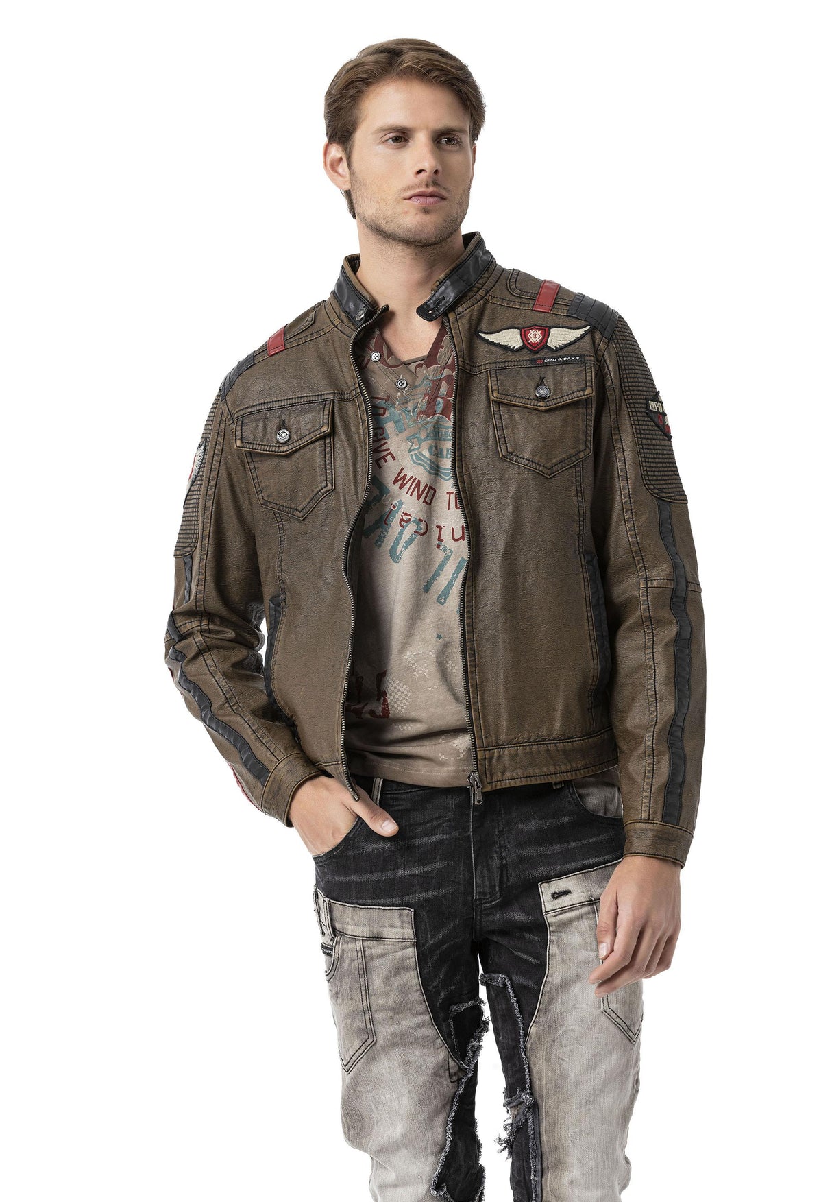 CJ304 Alpha Strike Luxe Men Jacket