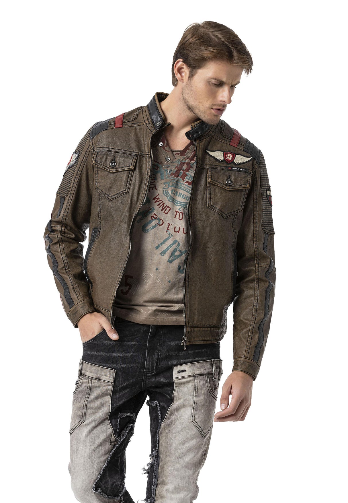 CJ304 Alpha Strike Luxe Men Jacket
