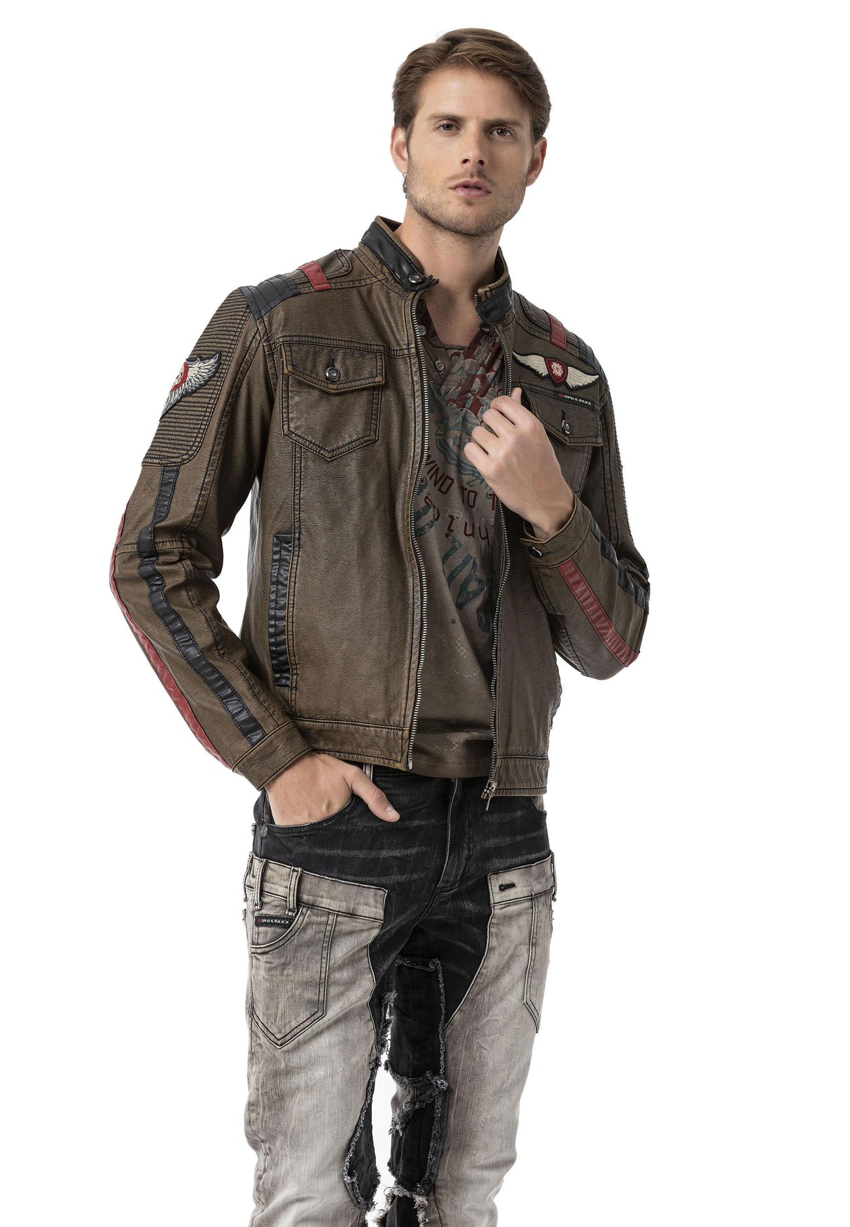 CJ304 Alpha Strike Luxe Men Jacket
