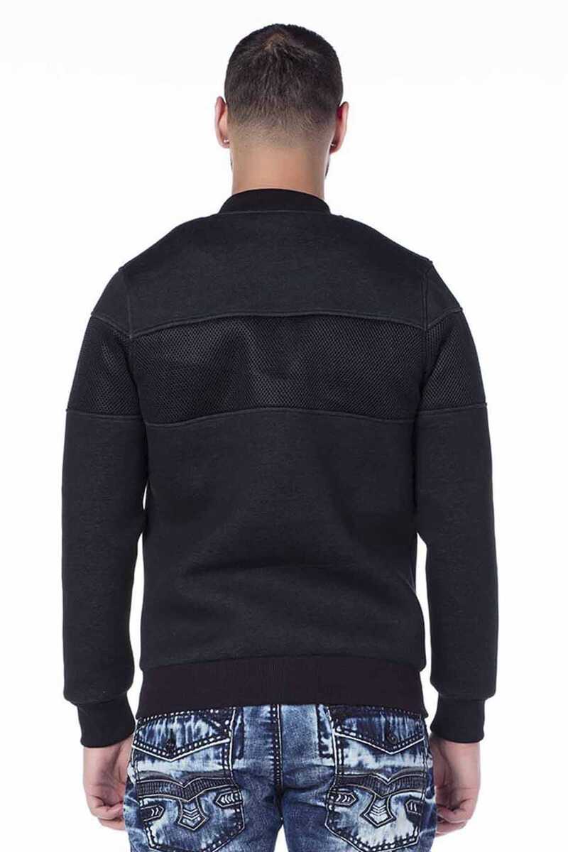 CJ141 Fermuarlı Lastikli Kolej Yaka Erkek Mont