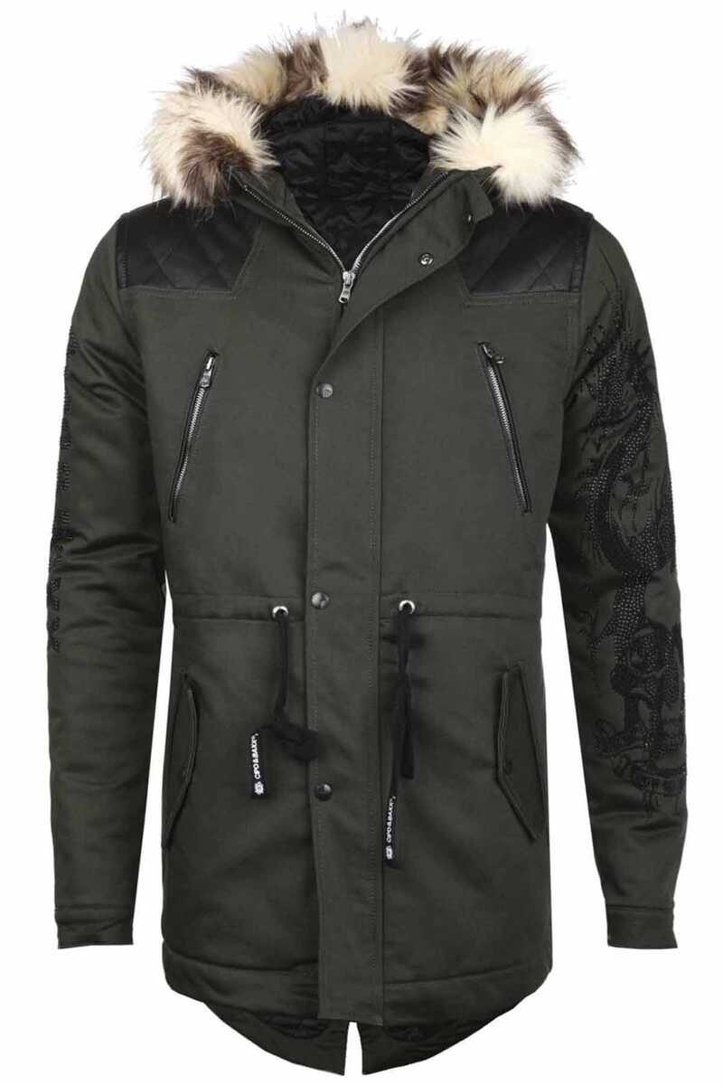 CJ195 Kapşonlu Erkek Mont