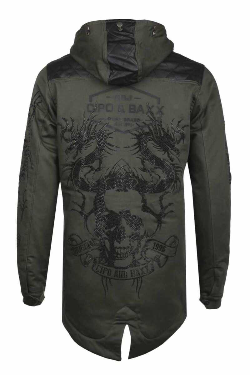 CJ195 Kapşonlu Erkek Mont