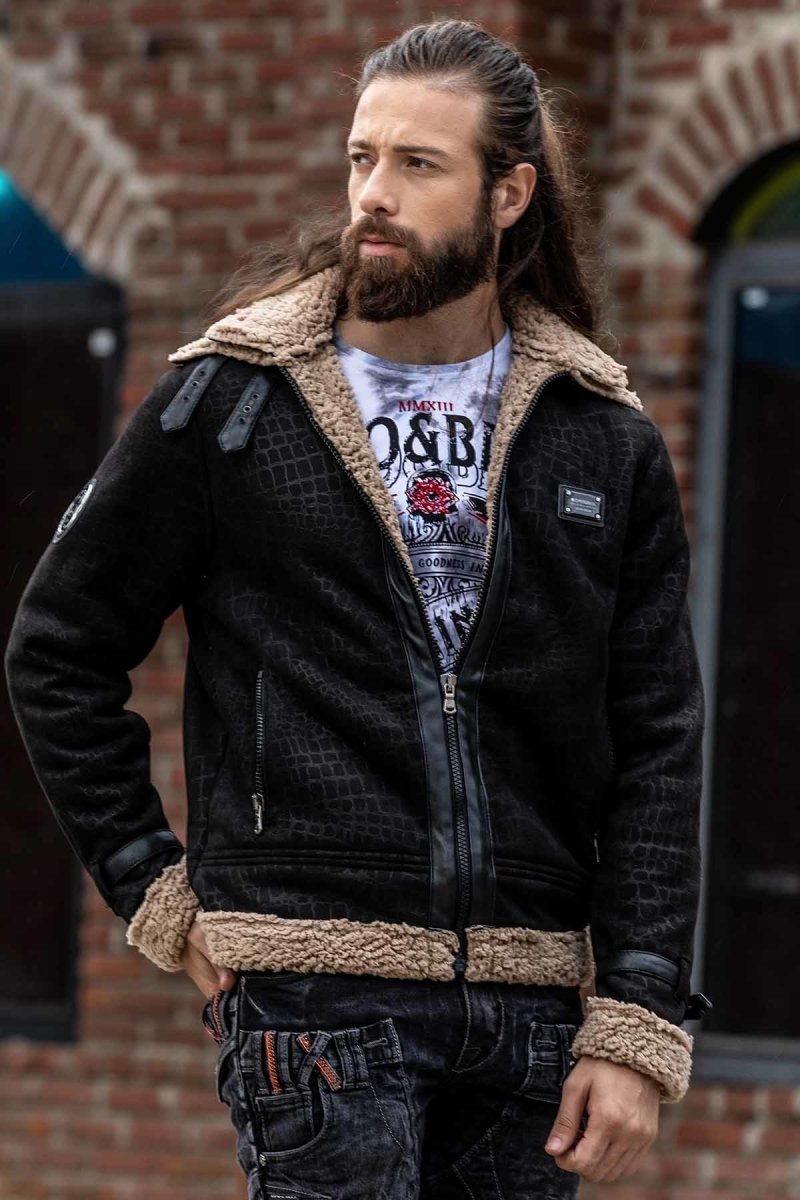 CJ286 Kürklü Süet Ceket