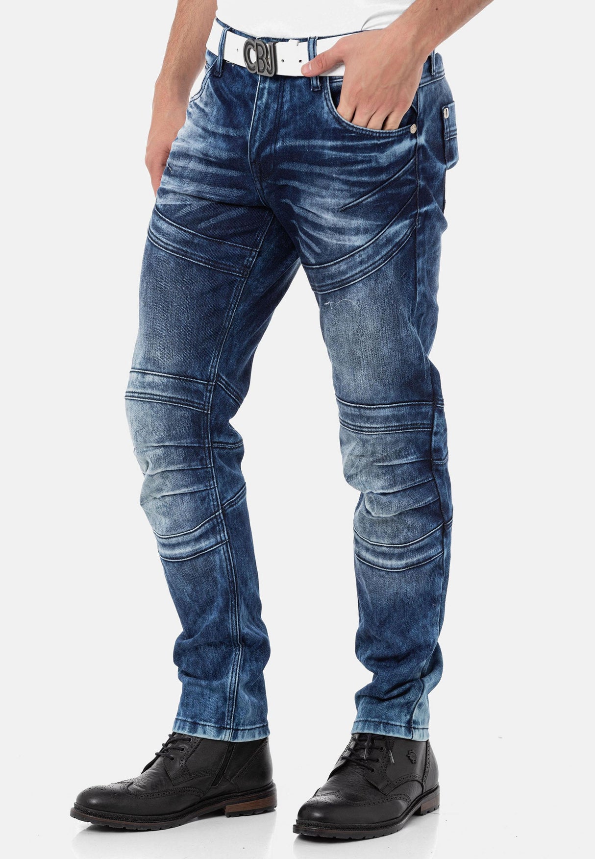 CD876 "Urban Rebel" Slim Fit Men’s Jeans