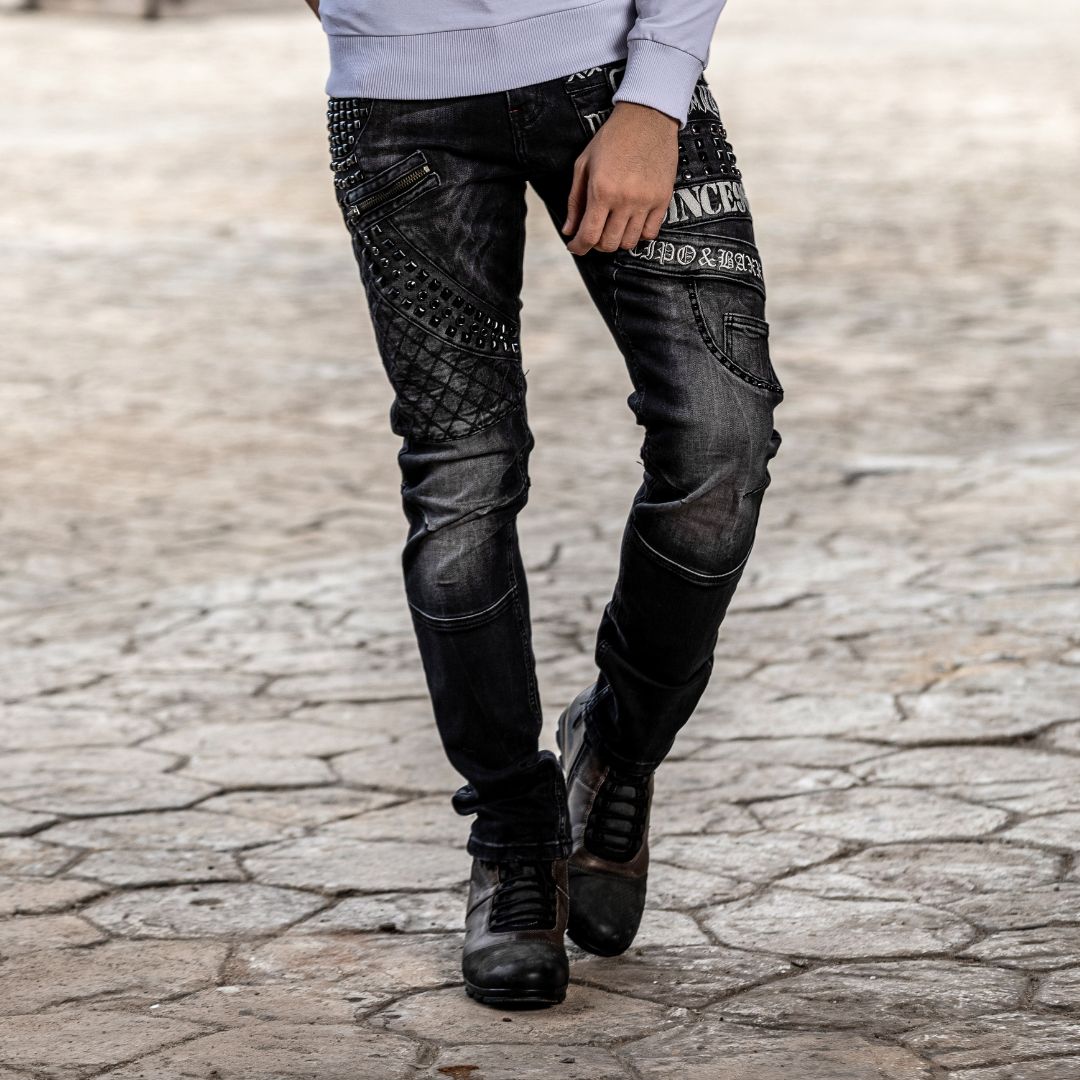 CD696 Street Tarz Erkek Jean Pantolon