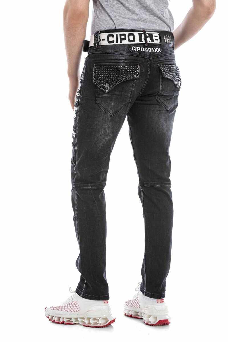 CD696 Street Tarz Erkek Jean Pantolon