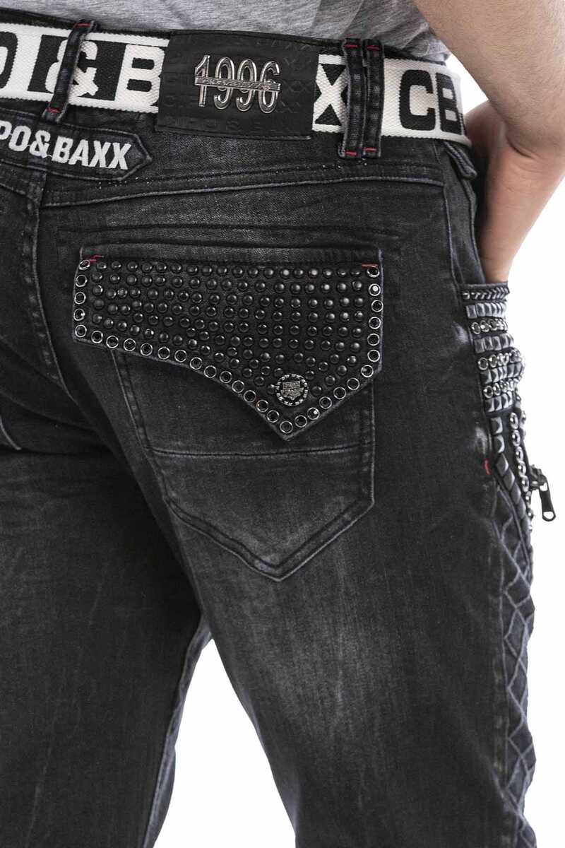 CD696 Street Tarz Erkek Jean Pantolon